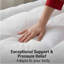 4Inch/ 10cm Microfiber Mattress Topper-1058628144