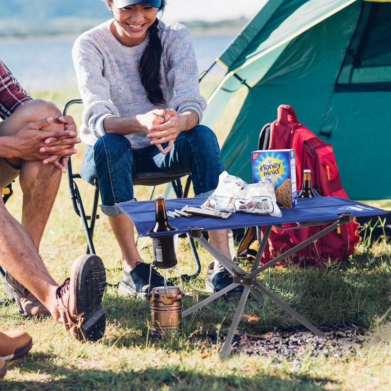 Wakeman Portable Folding Camping Table with Bag