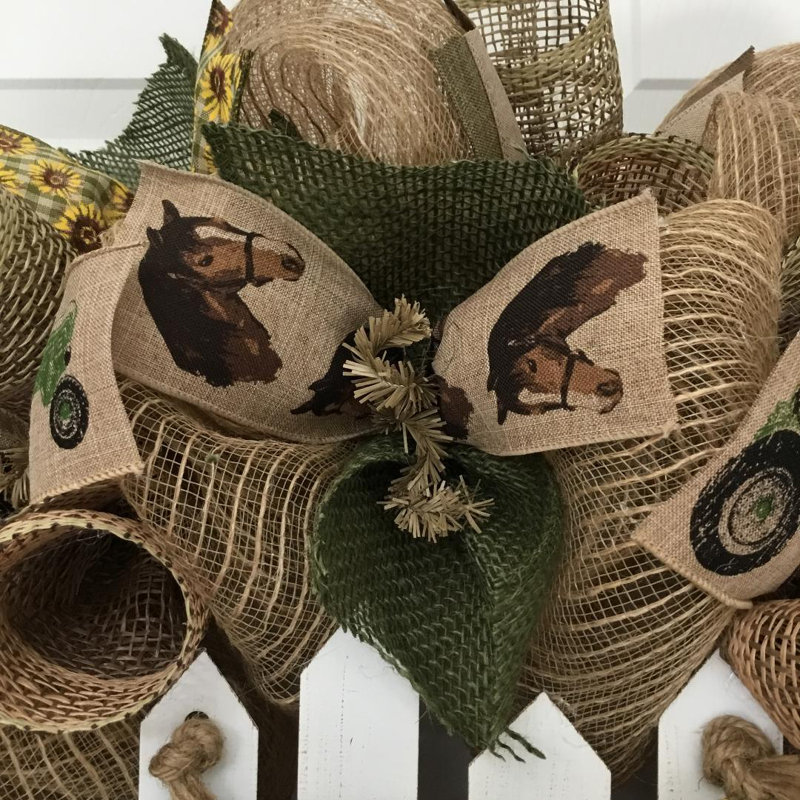 Farmhouse Wreath Farm Sweet Farm