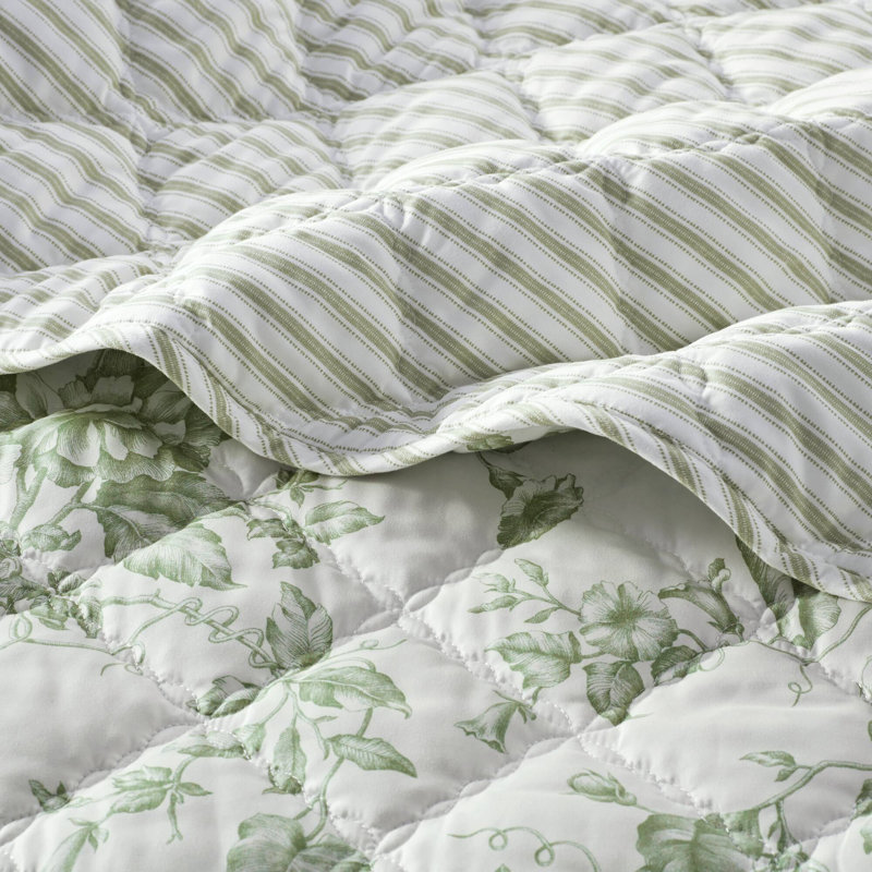 Ensembles de literie à motif floral moderne, courtepointe en polyester très grand confort