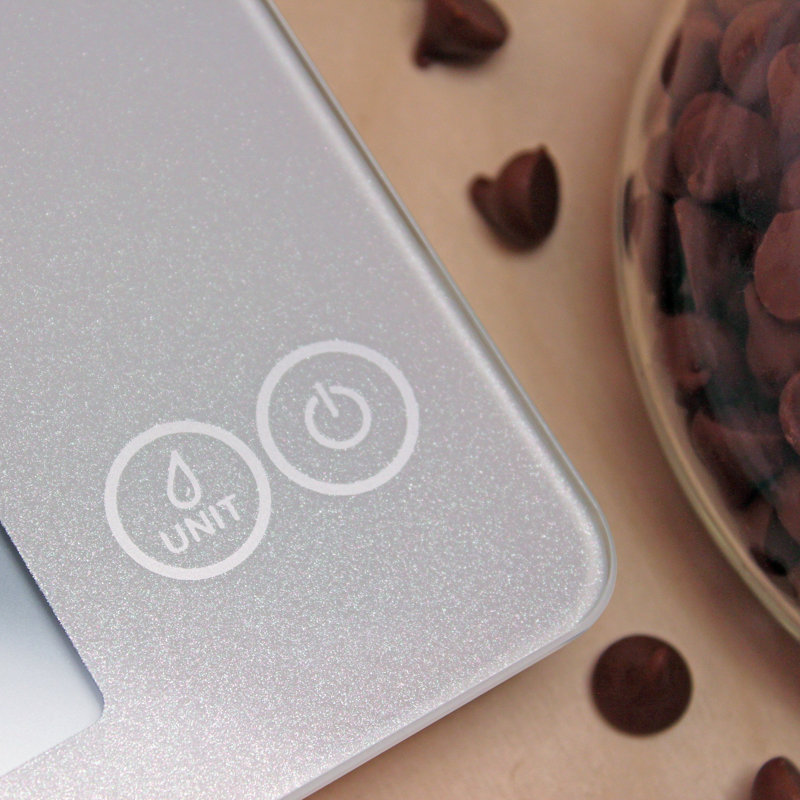 Escali Arti Digital Scale, Metallic Frost White