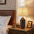 ChenJoss 23" Ceramic Table Lamp Set, suitable for bedrooms, living rooms, desks, and offices