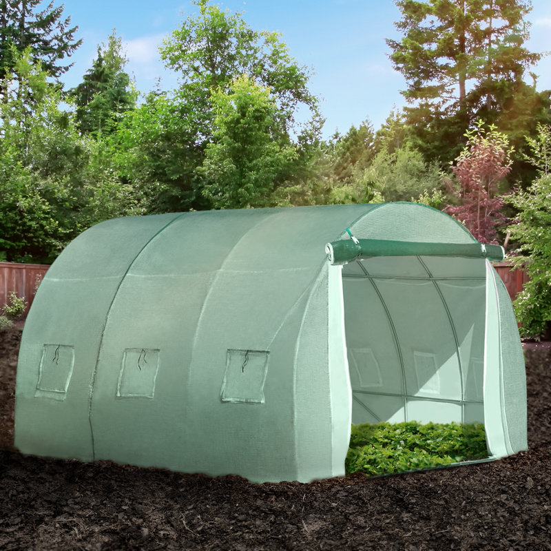 Greenhouse, 9.8' W x 9.8' D, Light Green