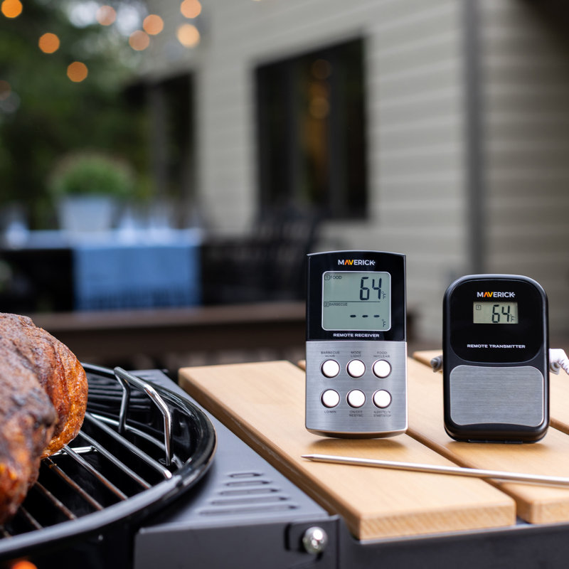 Maverick Long Range Wireless Remote Barbeque Thermometer, Dual Probe