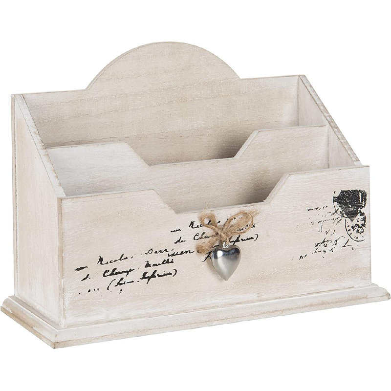 Organisateur de bureau en bois massif Figaro