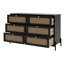 Commode 6 tiroirs 6 tiroirs Boho