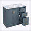 Ensemble de meuble-lavabo autoportant 36 po avec lavabo en céramique 36 po, structure en bois massif et grand rangement-1308309939-1308309938