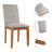 Fabric Solid Back Dining Chair-640201995