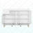 Sleek and Contemporary Shoe Cabinet with Adjustable Shelves, Minimalist Home Organizer with Solid Wood Legs, Storage Sideboard for Entryway, Living Room, White-1405160965