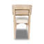 Reinolde Wood Back Dining Chair In White Sand And Dune