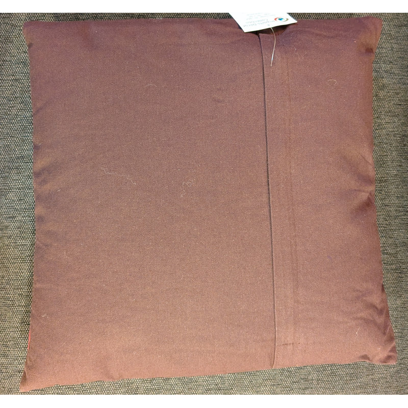 Coussin décoratif en coton, Bleu / Noir / Rose / Jaune