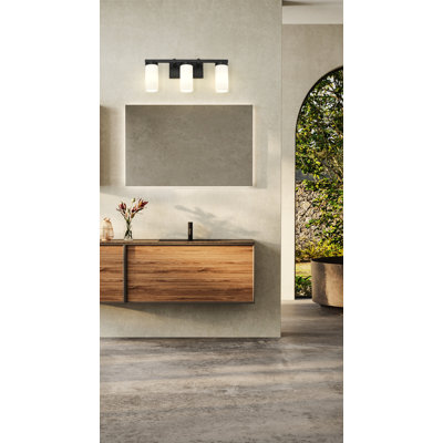 Meuble-lavabo 3 lumières Avers
