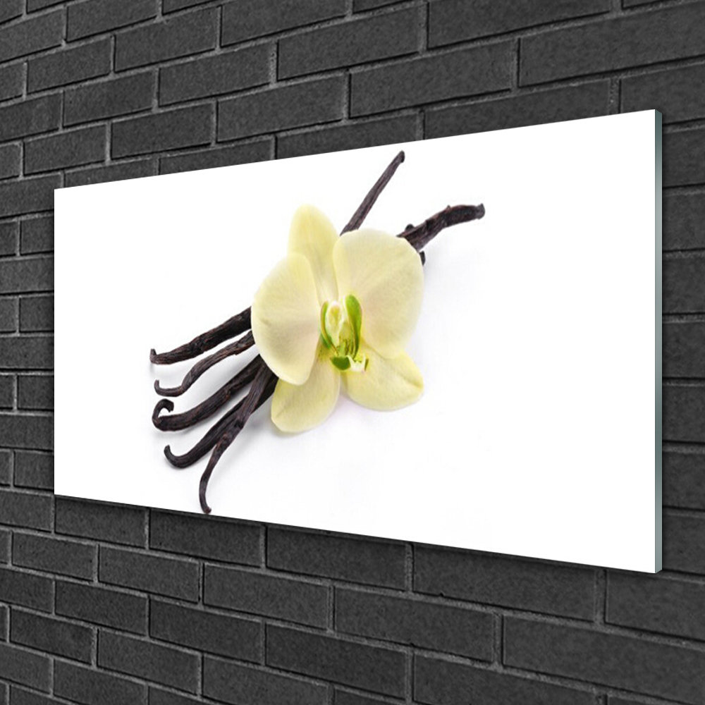 Flower Floral - Unframed Photograph on Glass