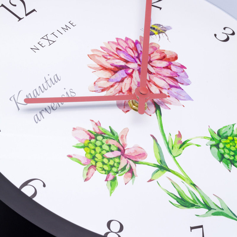 Horloge murale 12 po "Knautia"