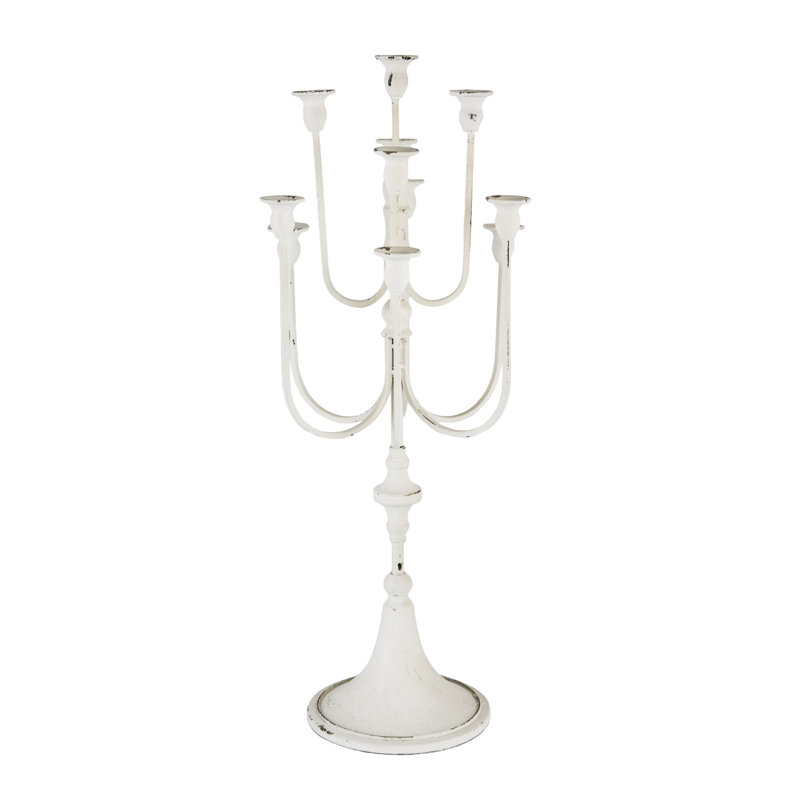 29.7'' H Iron Tabletop Candelabra