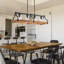 Rodnisha 4-Light Farmhouse Kitchen Island Light
