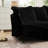 Sofa LSF W/1 Pillow -Black-1900835731