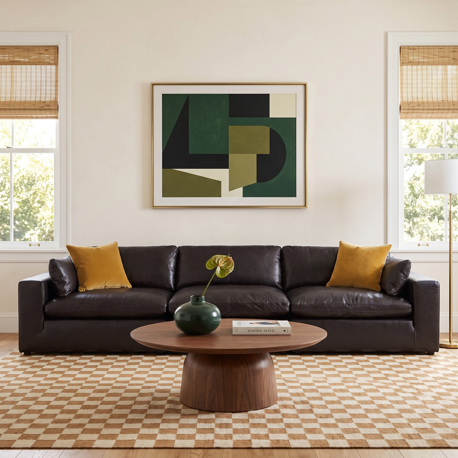 Aberdeen Upholstered Sofa, Black
