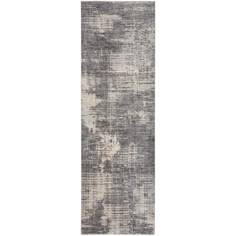 Rush Abstract Indoor Rug, Runner 2'3" x 10'