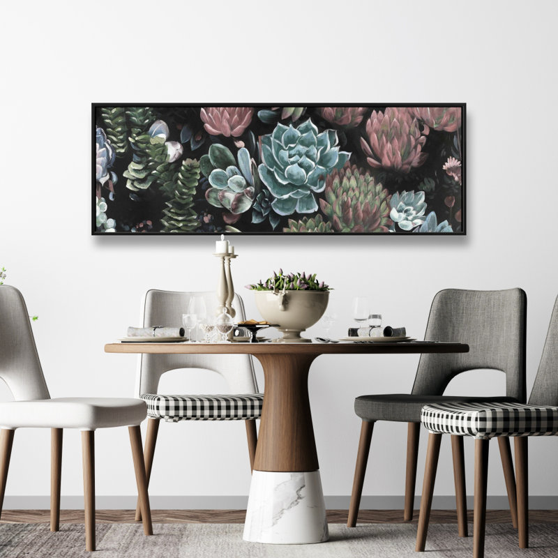 «Succulent Set» sur toile