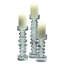 Glass Ribbed Candleholder/Vase-7121218
