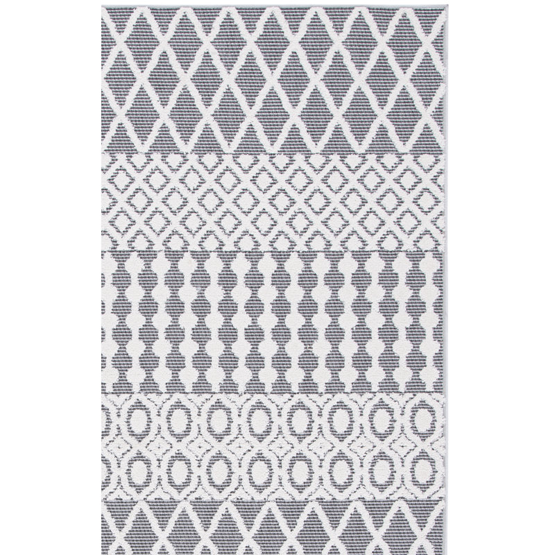 Tapis à motif géométrique Dobbs Performance, Tapis de couloir 2 pi 2 po x 11 pi