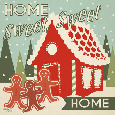 «50S Christmas III» par Wellington Studio - Art textuel sur toile tendue