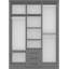 Bolish Manufactured Wood Wardrobe