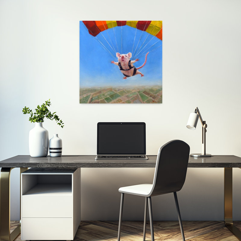 Geranimo, art urbain contemporain, H 18 po x l 18 po