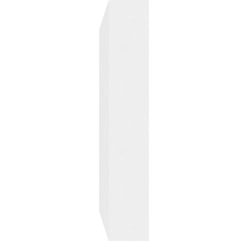 Fayetteville White PVC Dentil Crown Moulding Trim 88"