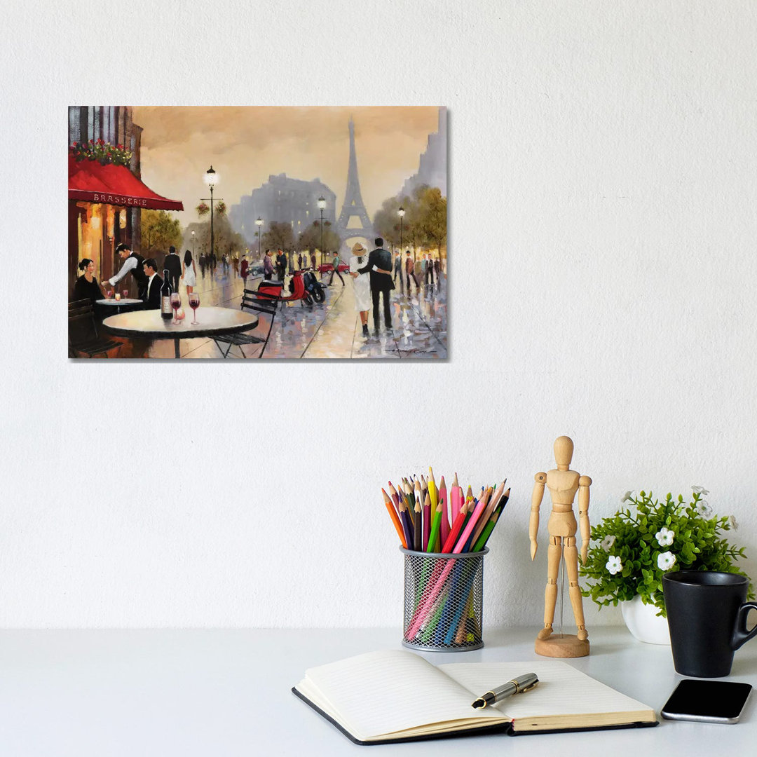 Paris Stroll by E.A. Orme - Painting on Canvas