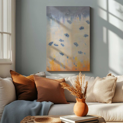 «Blue Blooms Rising I», toile tendue