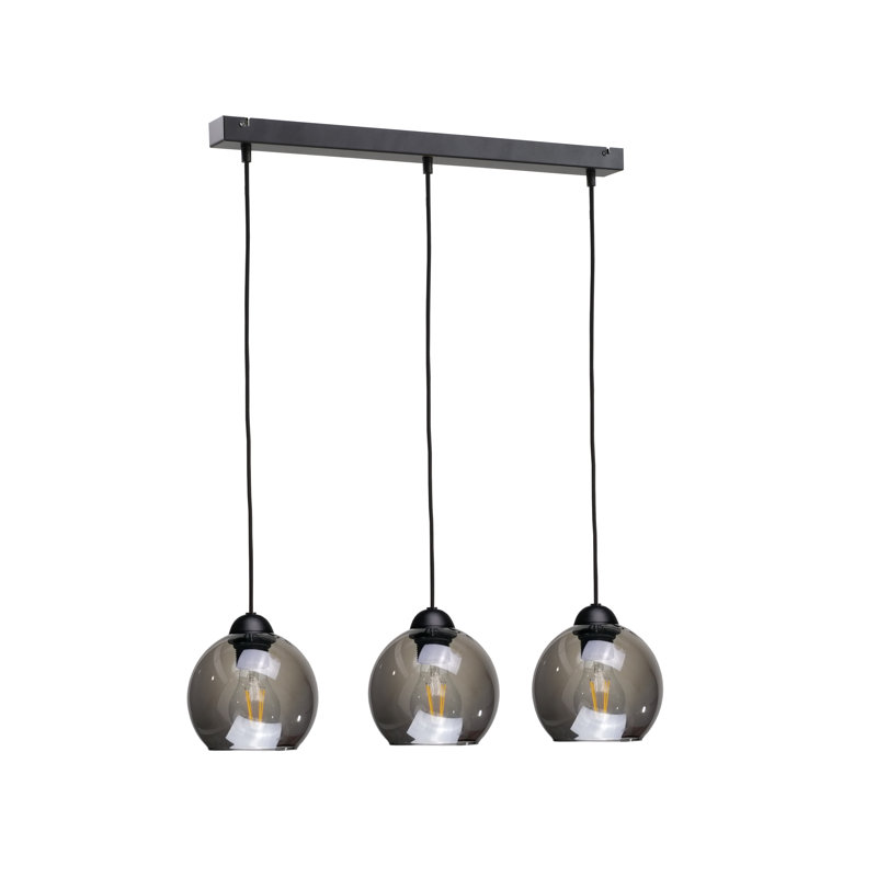 Soma 3 - Light Kitchen Island Pendant, Black