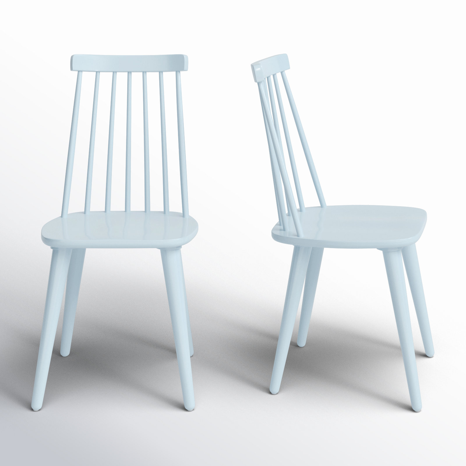 Rolde Dining Chair, Pale Blue