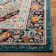 Felty Oriental Turquoise Area Rug