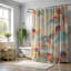 Painted Village - Rideau de douche Premium-2049542640
