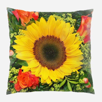 Sunflower Indoor/Outdoor Throw Pillow