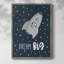 Cow in Space I Framed Print - Solid Wood-1834278931