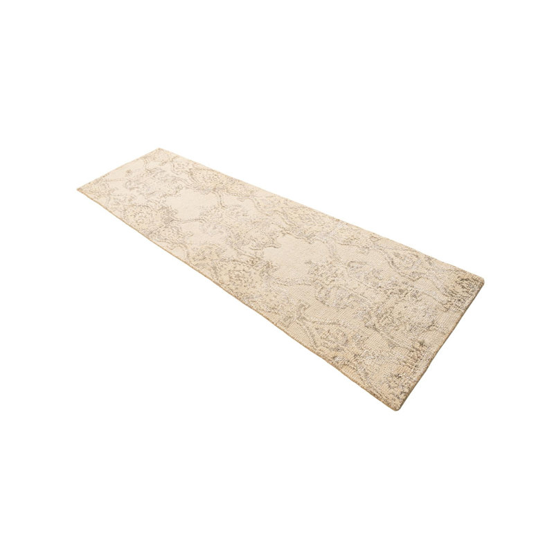 Tapis de couloir beige clair Outen