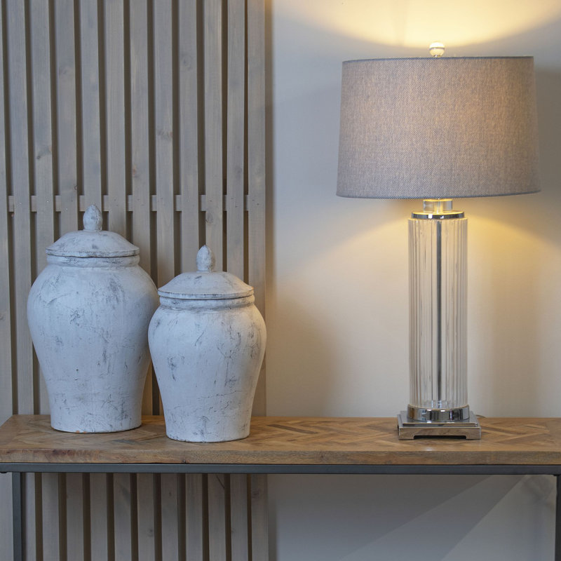Catheline Handmade Ceramic Jar, 49cm H x 27cm W x 27cm D