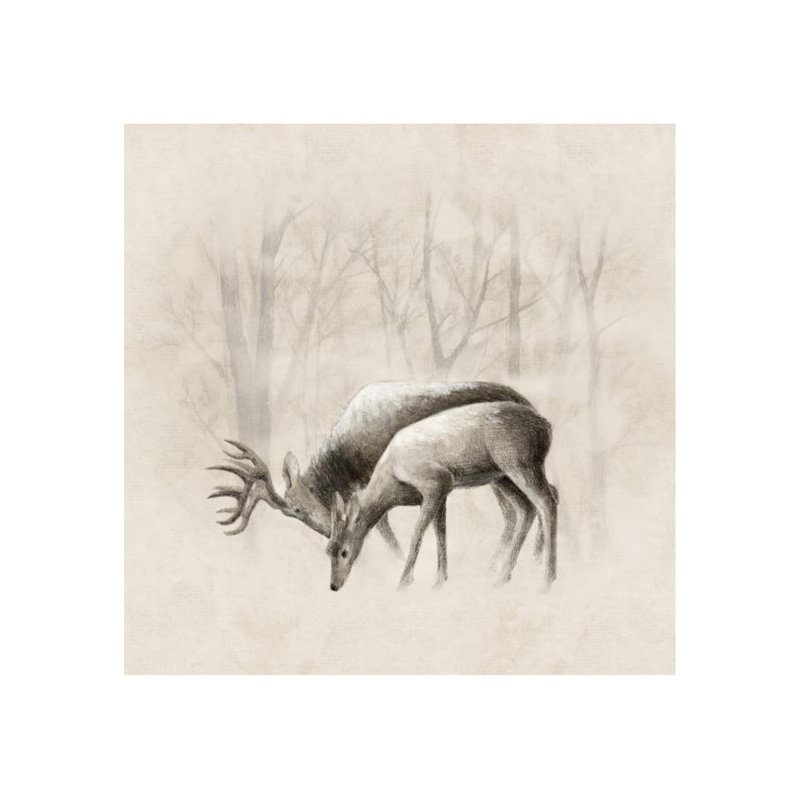 Misty Woods I Print by Guseul Park, Outdoor, 24" H x 24" W x 1.5" D