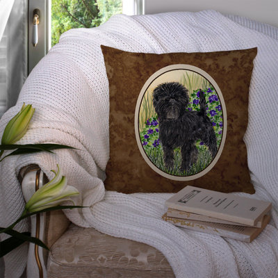 Coussin décoratif intérieur/extérieur affenpinscher