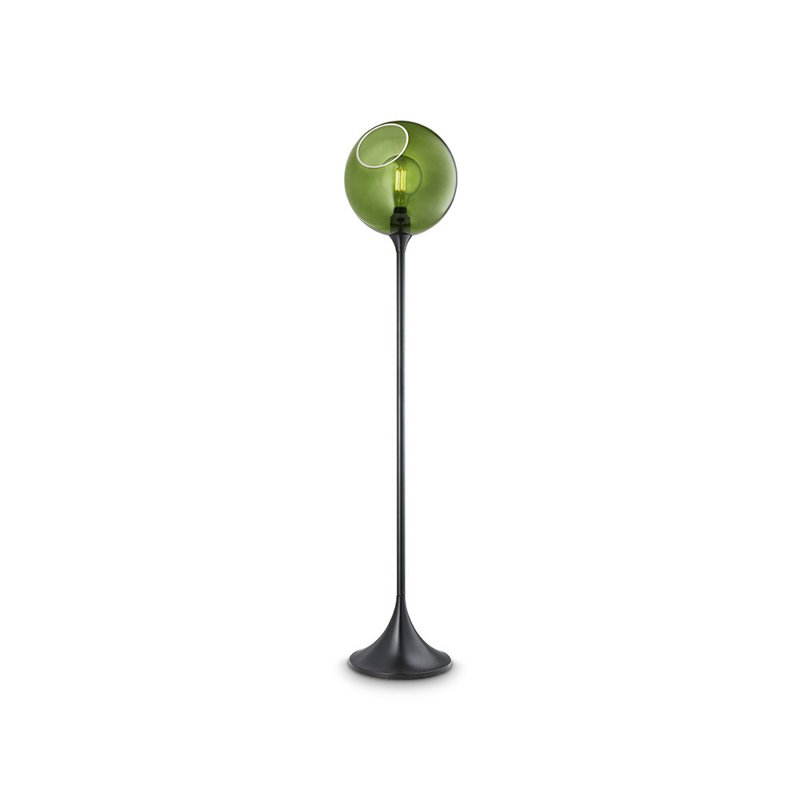 Ballroom 61'' Novelty Floor Lamp, Black, Army Green