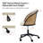 Clarrisa Mid-Century Modern Office Chair with Arc-Shaped Back-1237845549
