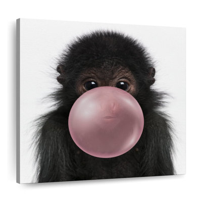 «Bubble Gum Monkey», reproduction sur toile