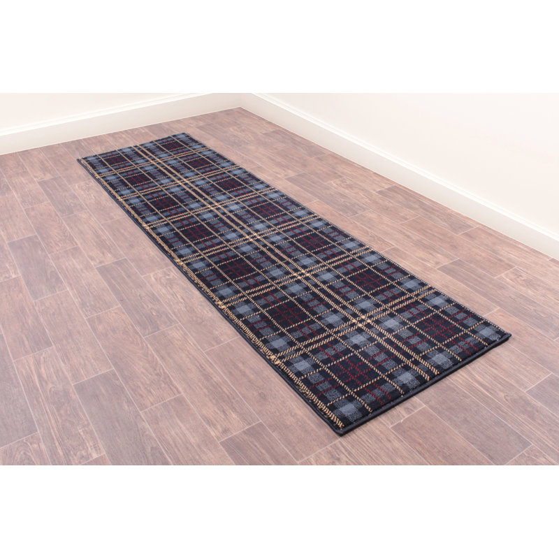 Seabrook Tufted BLUE Rug, Runner 80 x 300cm