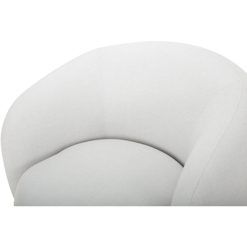 Fauteuil pivotant Elliott, Bois brun foncé