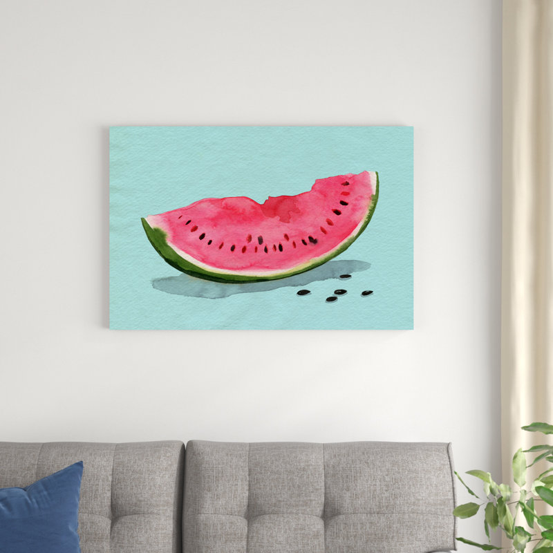 Melon d'eau d'été II, H 24 po x l 36 po x P 1,25 po