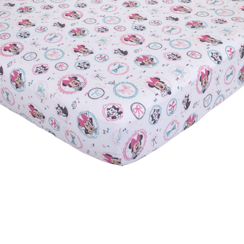 Draps pour lit de bébé minnie mouse all about the boucles