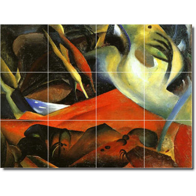Carreau de céramique décorative 48 po x 36 po 12 po x 12 po
